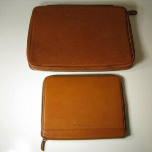 WANT LES ESSENTIELS DE LA VIE GENUINE BROWN LEATHER iPad & Kansai Laptop CASE